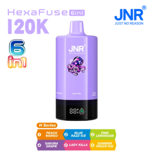 JNR HexaFuse 120K Puffs 6-in-1 Disposable